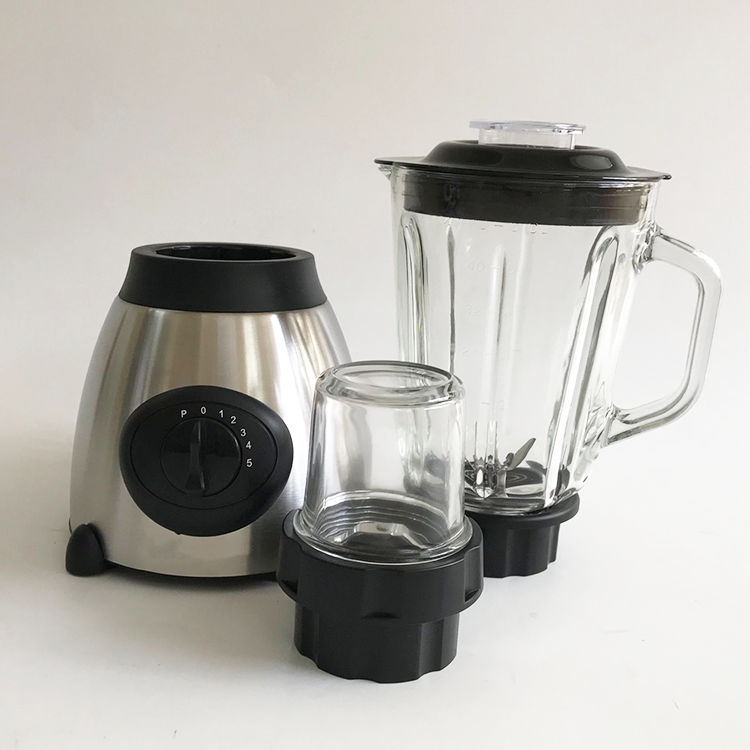 Robot culinaire électrique domestique haut de gamme, Machine de cuisson, presse-agrumes, mélangeur alimentaire en acier inoxydable à lame solide à 4 feuilles