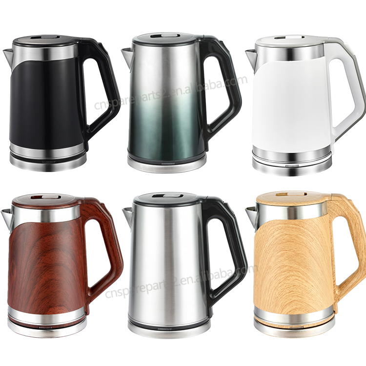 Bouilloire électrique domestique en acier inoxydable 2,0 l, avec Protection, chaudière à eau sans fil, pichet électrique 