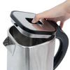 Bouilloire électrique en acier inoxydable, grande capacité 1,6 l, facile à nettoyer, nouveau modèle de conception, prix d'usine