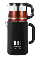 Bouilloire à thé d'eau chaude domestique Samovar, ensemble de plateaux de bouilloire électrique avec contrôle numérique de la température 