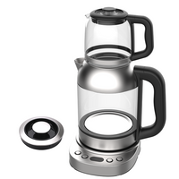 1850W Corps LED CORPS BLUIRE BLUIRE TEAUX DIGITAL COMMANDE ÉCRANS TUCT 2,0L Glass Electric Glass 1,0 L Pot en verre