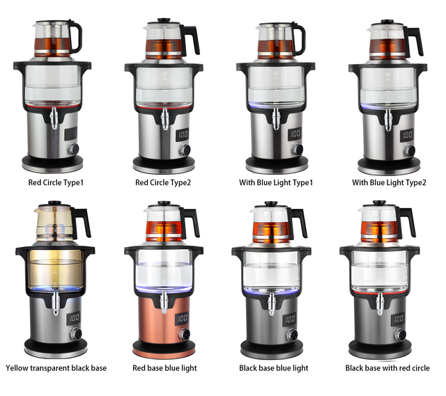 Machine à thé Samovar en acier inoxydable de haute qualité, 5,6 l, Protection contre l'ébullition et l'eau sèche, bouilloire électrique, thé de dinde, Samovar d'urne à thé