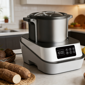 Swallow Master – mélangeur de nourriture puissant tout-en-un, 1000W, broyeur pour aliments traditionnels africains, purée rapide, Texture lisse, sans grumeaux