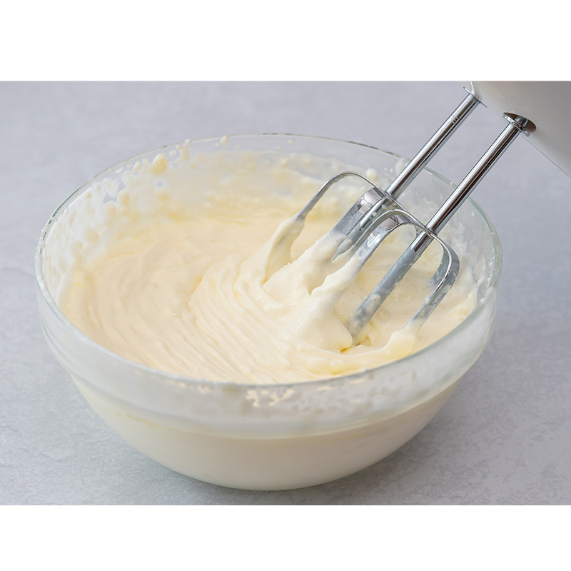 Tête de fouet ménage et nouilles Stick Crème Oeuf White Whisk Stick Mini Batère de mélangeur d'oeufs à main pour faire un dessert