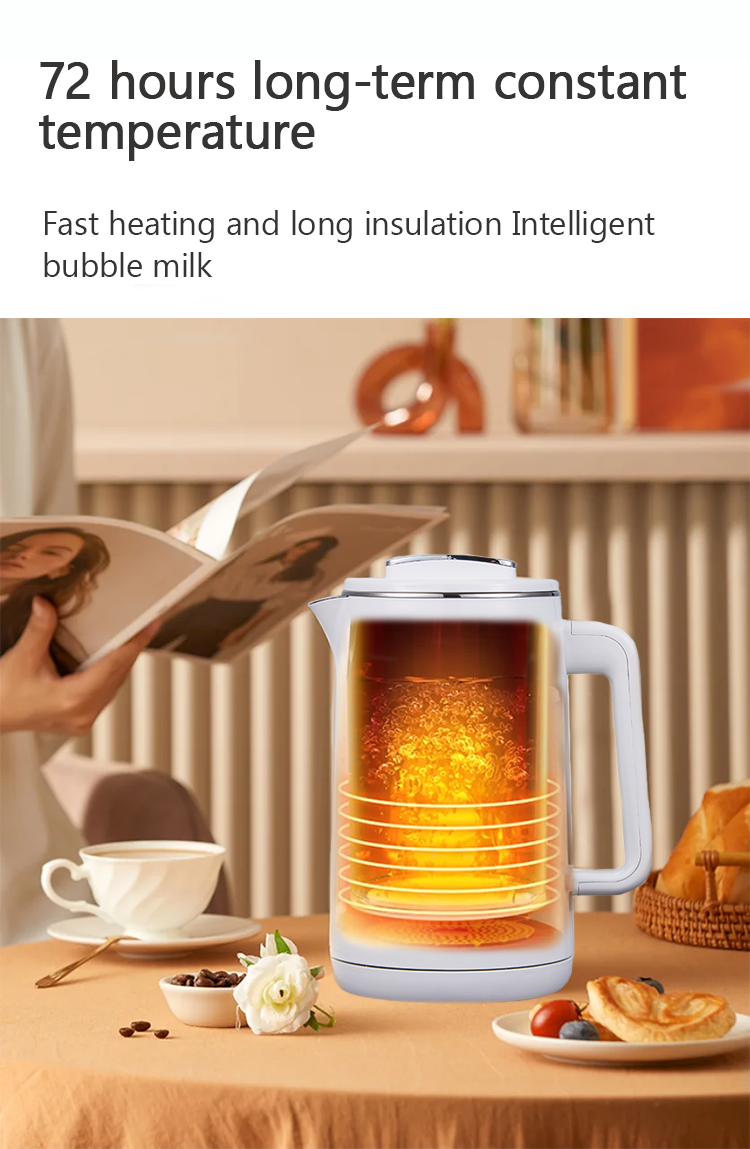 Offre spéciale théière électrique 1,5 l avec chaudière à eau théière 1,1 l en verre Borosilicate