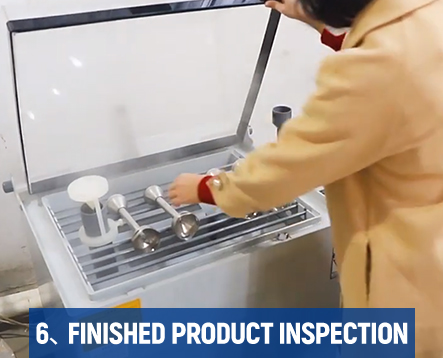 Inspection du produit fini
