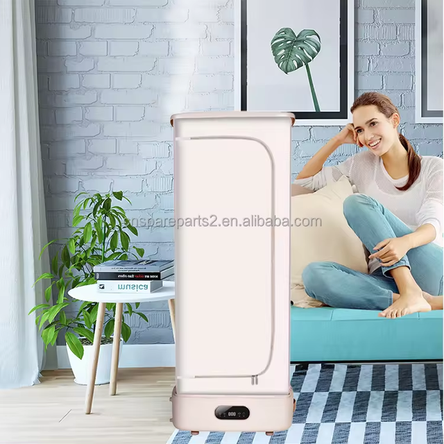 Séchoir électrique pliable pour vêtements, armoire autoportante semi-automatique pour maison intérieure, 780W 