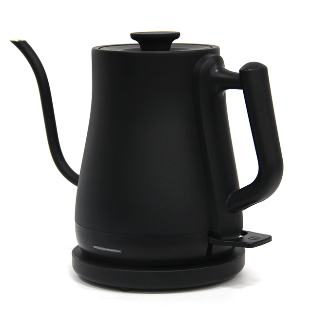 Bouilloire électrique à col de cygne en acier inoxydable, bouilloire goutte à goutte à flux Vertical à 90 degrés Pour la maison, verser sur le café Kettie