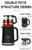 Yuekon Kitchen Appliances Arabic Tea Maker Set CE Rohs Digital Keep Warm Water Double Lame Digital Tea Maker 