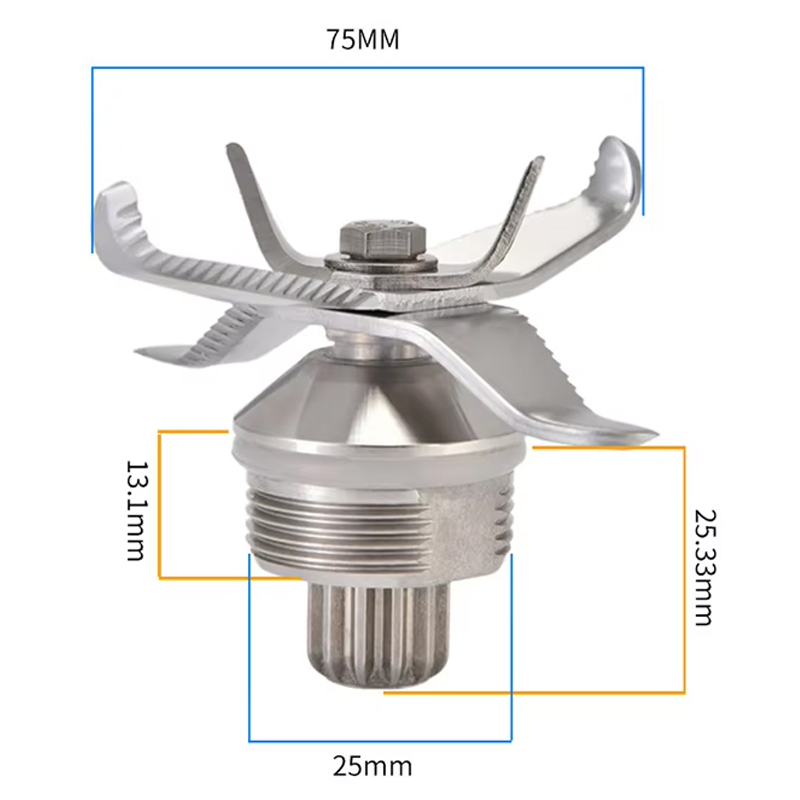 Blade Remplacement Pièces Extracteur Blade pour Juicer Blender Blender Blade Accessory Or Ice Sand Machine Machine Accessoires