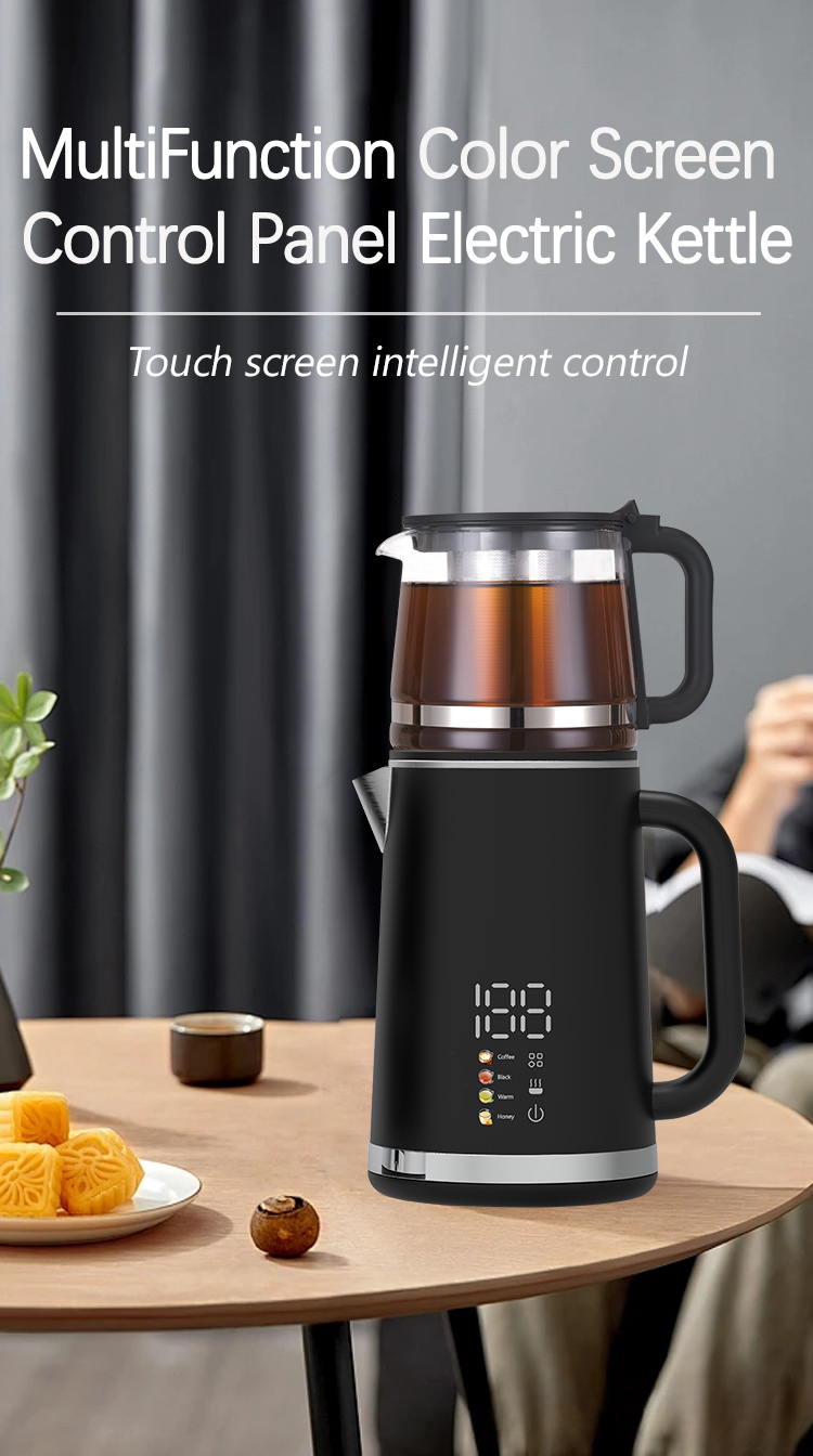 Panneau de commande d'écran de couleur multifonction Electric Kettle