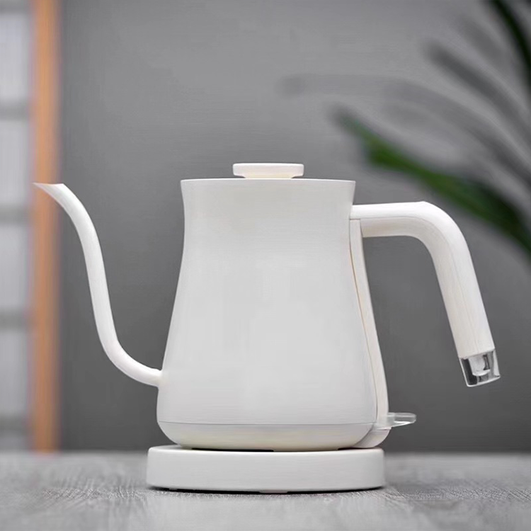 Chaudière à eau électrique pour café à main, vente en gros, bouilloire à café en acier inoxydable 