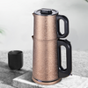 Double en acier inoxydable POT POOD GRADE Turkish 2 en 1 Machine à thé électrique Machine Thé fuite électrique Kettle avec filtre infuseur 