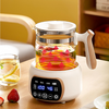 Bouilloire électrique en verre de haute qualité, 1,3 l, modulateur de Thermostat, chauffe-lait, bouilloire électrique en verre