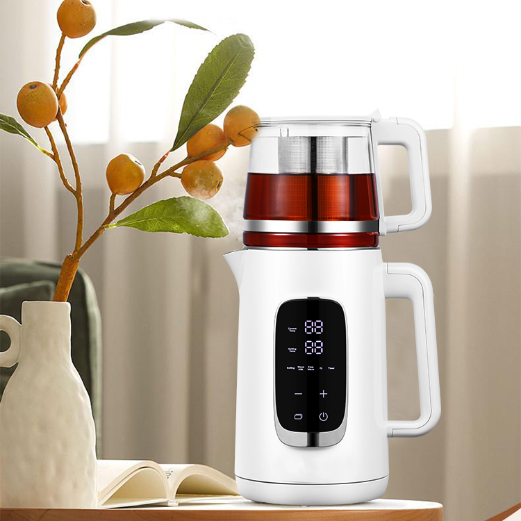 Offre spéciale théière électrique 1,5 l avec chaudière à eau théière 1,1 l en verre Borosilicate