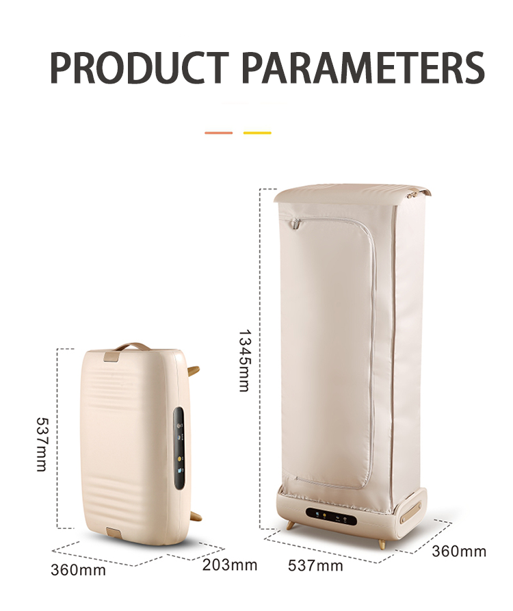 Taille de la machine de séchage d'aromathérapie