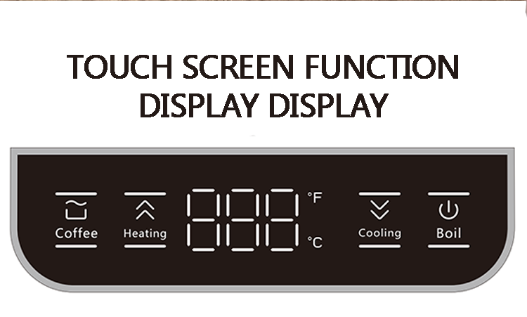 Affichage des fonctions de l'écran tactile