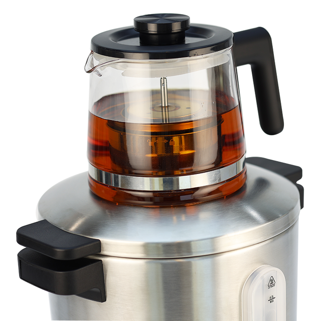 Appareils ménagers machine à thé électrique Samovar SUS 304 en acier inoxydable matériel en gros électrique thé chaudière bouilloire Samovar