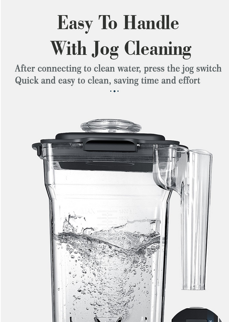 1800W grand robot culinaire puissant industriel multifonctionnel haute vitesse fruits Smoothie maison cuisine électrique robot culinaire mélangeur