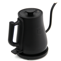 Bouilloire à café à col de cygne en acier inoxydable, 1l, 1500w, contrôle de la température, bouilloire électrique sans fil pour verser sur le café