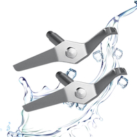 Pièces de remplacement commercial ASPA PARA LICUADORA 304 BLENDE D'ACIER INOXDUX BLENDE POUR LES MECHETURES DE DURT