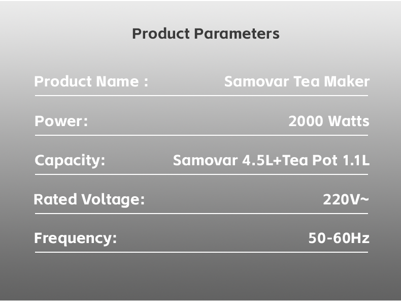 Samovar 4,5L+Th&eacute;i&egrave;re 1,1L