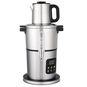 Machine à thé en acier inoxydable de haute qualité, 4,0 l + 1,0 l, chaudière à eau, bouilloire et théière électriques à Base numérique automatique