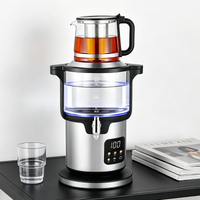 Appareil électroménager intelligent, éléments en verre, affichage Led bleu, contrôle de la température, bouilloire électrique Samavar pour l'eau bouillante