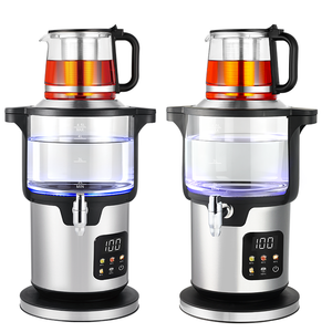 SKD CKD – bouilloire électrique numérique sans fil, 2000W, en verre à haute teneur en Borosilicate, au toucher froid, avec filtre 