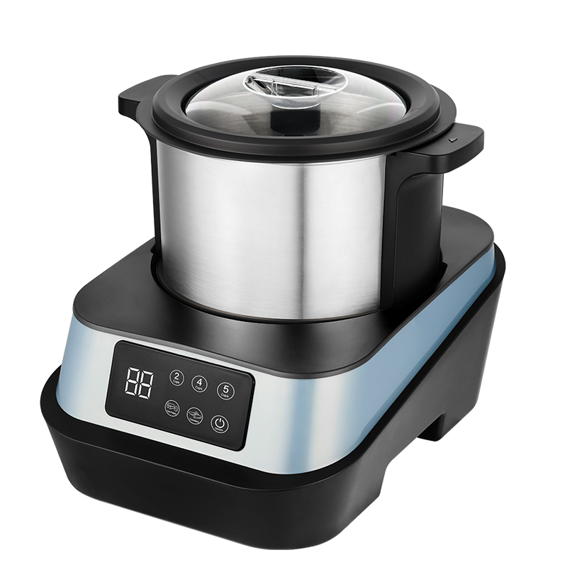 Machine à avaler tout usage 6L 1000W, bol détachable en acier inoxydable, Ugali Banku Fufu, Machine de fabrication pour cuisine africaine
